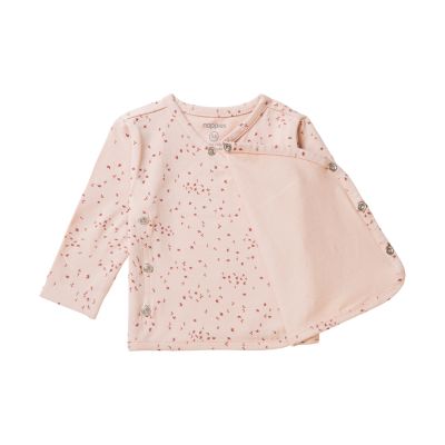 Noppies T-Shirt Overslag Nantes Print Rose Smoke 62