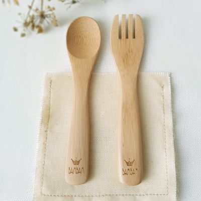 Bambam Vork En Lepel Bamboo