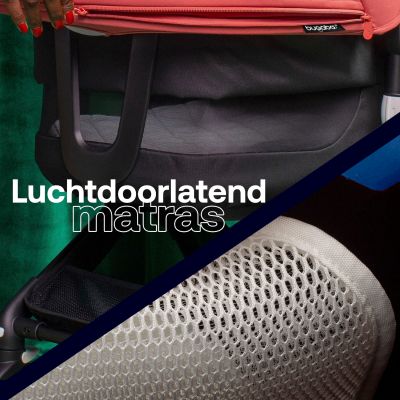 Bugaboo Fox 3 Black / Grey Melange Exclusief Zonnekap