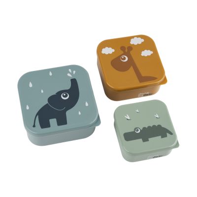 Done By Deer Snack Box Deer Friends Blue Mix 3-pack