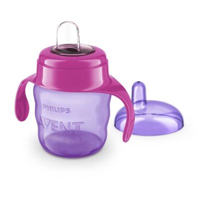 Philips Avent Beker Met Drinktuit 200ml Paars SCF551/03