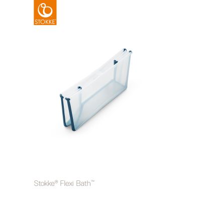 Stokke® Flexi Bath® Bundle Transparent Blue (Inclusief Newborn Support)