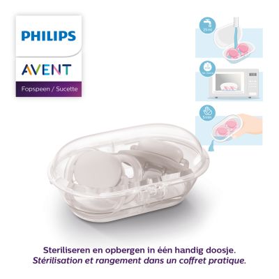 Philips Avent Fopspeen Ultra Soft Blauw 6-18mnd (2 stuks) SCF223/03