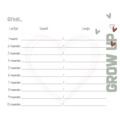 Jep! Agenturen Babyboek Zacht Groen