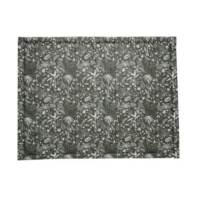 Jollein Boxkleed Plastic Botanical Leaf Green 75 x 95 cm