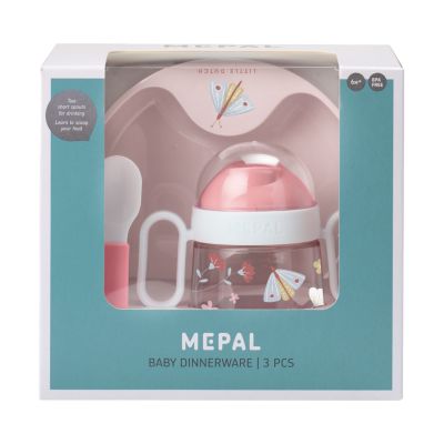 Mepal Babyservies Set Mio Flowers & Butterflies 3-Delig