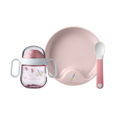 Mepal Babyservies Set Mio Flowers & Butterflies 3-Delig