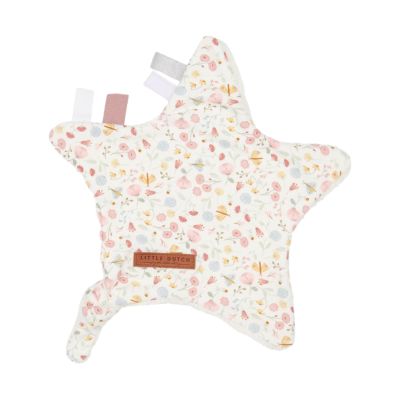 Little Dutch Knuffeldoek Ster Flowers & Butterflies  30 x 35 cm