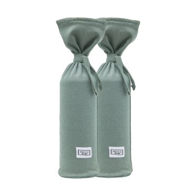 Meyco Kruikenzak 2pck Basic Jersey Forest Green
