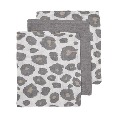 Meyco Washand Panter Neutral 3-Pack