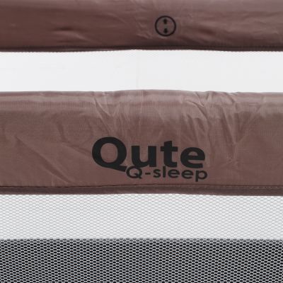 Qute Campingbed Q-sleep Bruin/Zwart