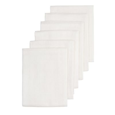 Babydump Collectie Hydrofiele Luiers Wit (6 stuks)