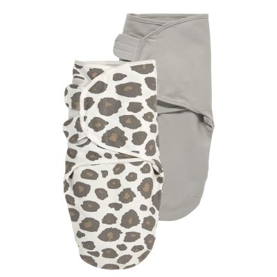 SwaddleMeyco 2-Pack Panter Neutral/Uni Grijs 4-6 Maanden