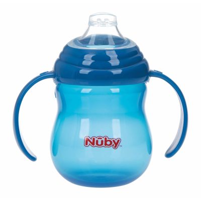 Nûby Beker Antilek Met Handvaten Blauw 270ml 6mnd+