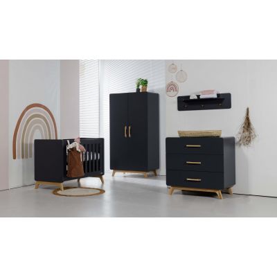 Europe Baby Ledikant 60 x 120 - Commode Iglo Grijs