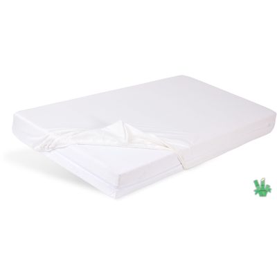 Babymatex Ledikanthoeslaken Bamboo White 60x120cm
