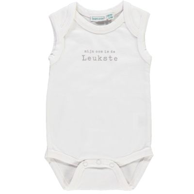 Babylook Romper Mijn Oom Is De Leukste White
