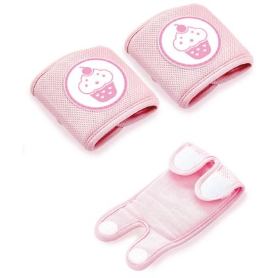 Babyjem Kniebeschermers Peuter 3D Mesh Roze