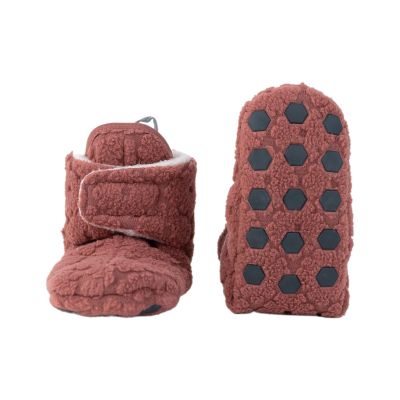 Lodger Slipper Folklore Fleece Rosewood 6-12mnd 6-12 maanden