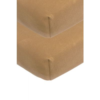 Meyco Wieghoeslaken Jersey Toffee 40x80/90cm 2-Pack