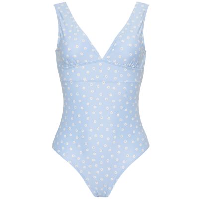 Little Dutch Badpak Dames Daisies Blue