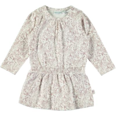 Babylook Jurk Flowers Snow White 56