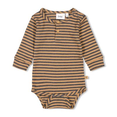 Feetje Romper Streep Rock The World Camel 56