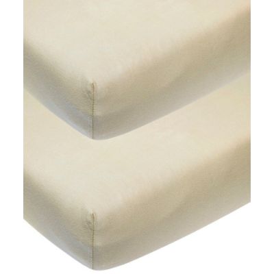 Meyco Wieghoeslaken Jersey Sand 40 x 80/90 cm (2-Pack)