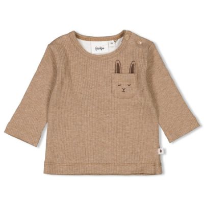 Feetje T-Shirt Little Forest Friends Taupe Melange