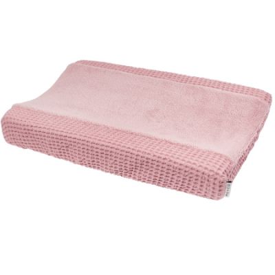 Meyco Aankleedkussenhoes Wafel Teddy Old Pink 50 x 70 cm 

