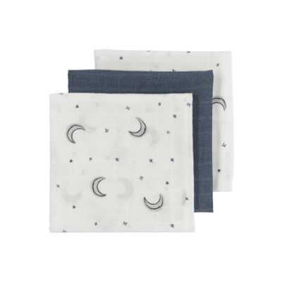 Meyco Multidoek Hydrofiel Moon Indigo 70 x 70 cm 3-Pack
