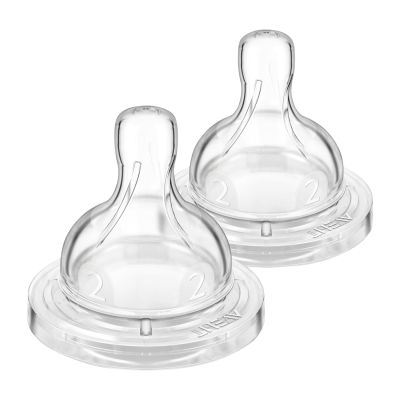 Philips Avent Flesspeen Classic Langzaam 1mnd+ (2 stuks) - SCF632/27