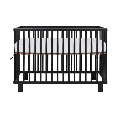 Puck Inklapbaar Ledikant Zwart Mat 60x120 cm