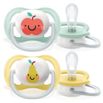 Philips Avent Fopspeen Ultra Air Appel 0-6mnd (2 stuks) SCF080/17