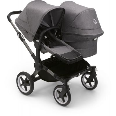 Bugaboo Donkey 5 Duo Complete Graphite/Grey Mélange-Grey Mélange