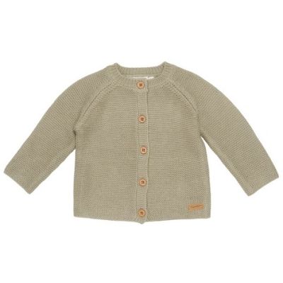 Little Dutch Vest Gebreid Olive  maat 50/56
