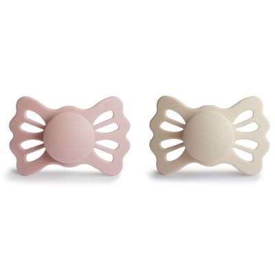 Frigg Fopspeen Lucky Cream/Blush T2 6-18mnd (2 stuks)