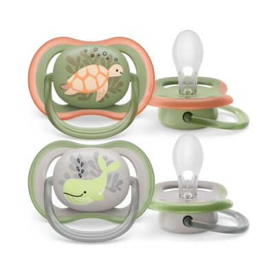 Philips Avent Fopspeen Ultra Air Turltle / Whale 6-18mnd (2 stuks) SCF085/60
