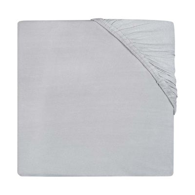 Jollein Ledikanthoeslaken Badstof  60 x 120 cm Soft Grey
