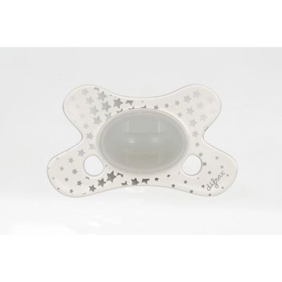 Difrax Fopspeen Mina Glow In The Dark Natural 0-6mnd Ass.