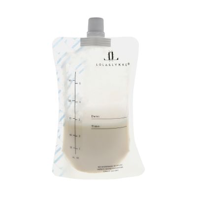 Lola &amp; Lykke Moedermelk Bewaarzakjes (10 stuks) + Adapter