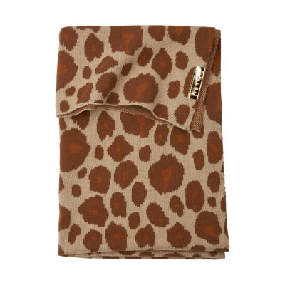 Meyco Wiegdeken Panter Camel 75 x 100 cm