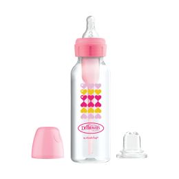 Dr. Brown's Fles Standaard Hals Options+ Roze 250ml