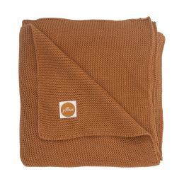 Jollein Ledikantdeken Basic Knit Caramel 100 x 150 cm