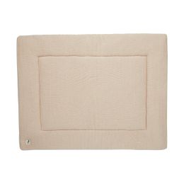 Jollein Boxkleed Pure Knit Leaf Nougat 75 x 95 cm